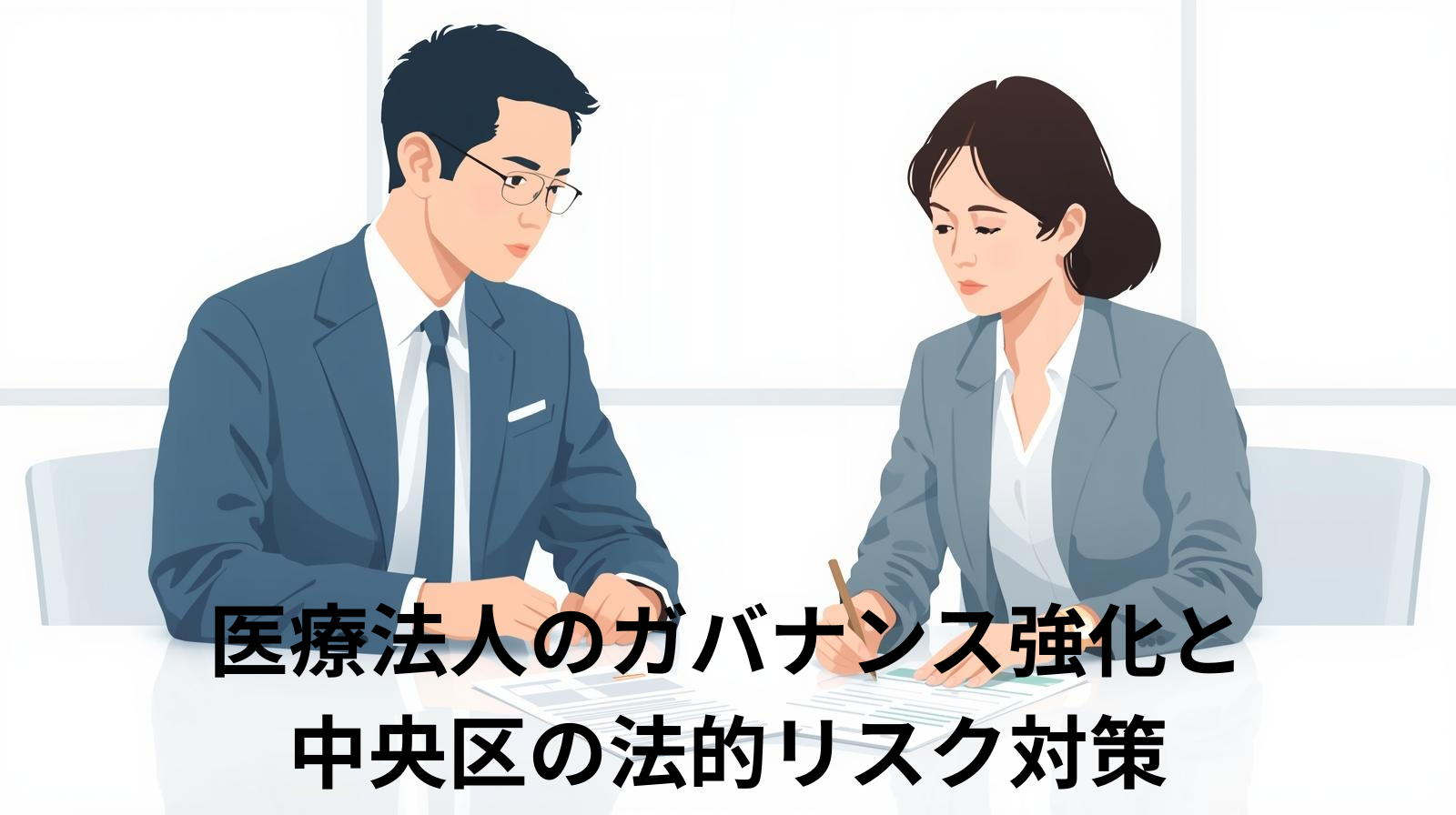 医療法人のガバナンス強化と中央区の法的リスク対策