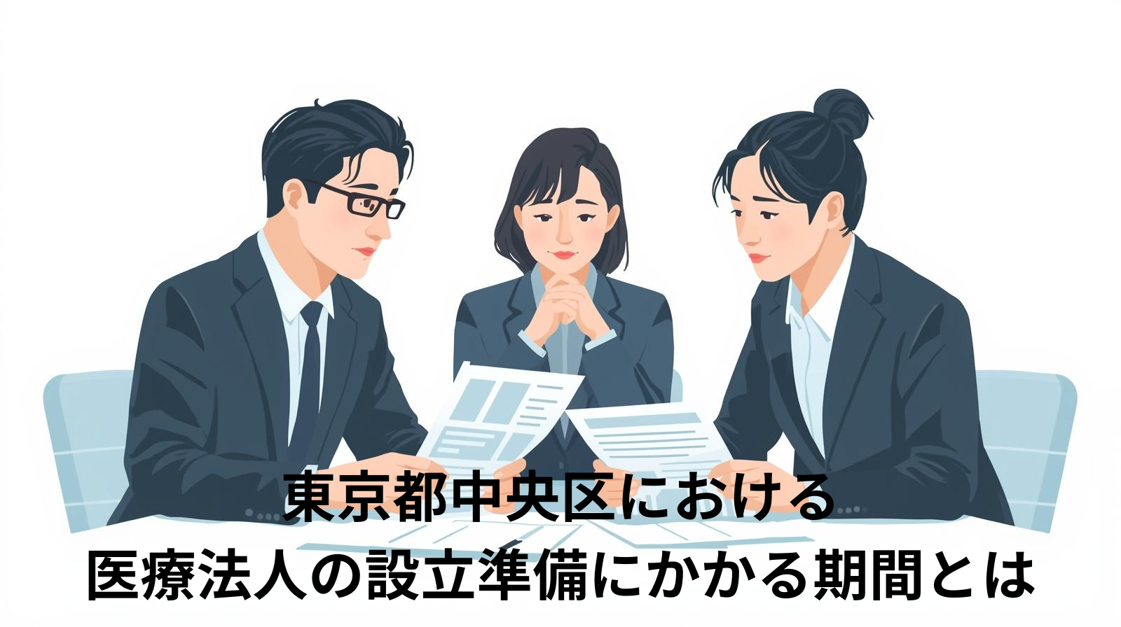 東京都中央区における医療法人の設立準備にかかる期間とは