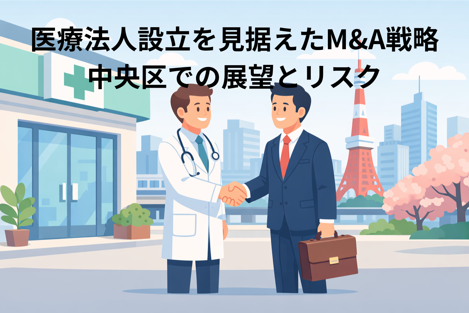 医療法人設立を見据えたM&A戦略｜中央区での展望とリスク