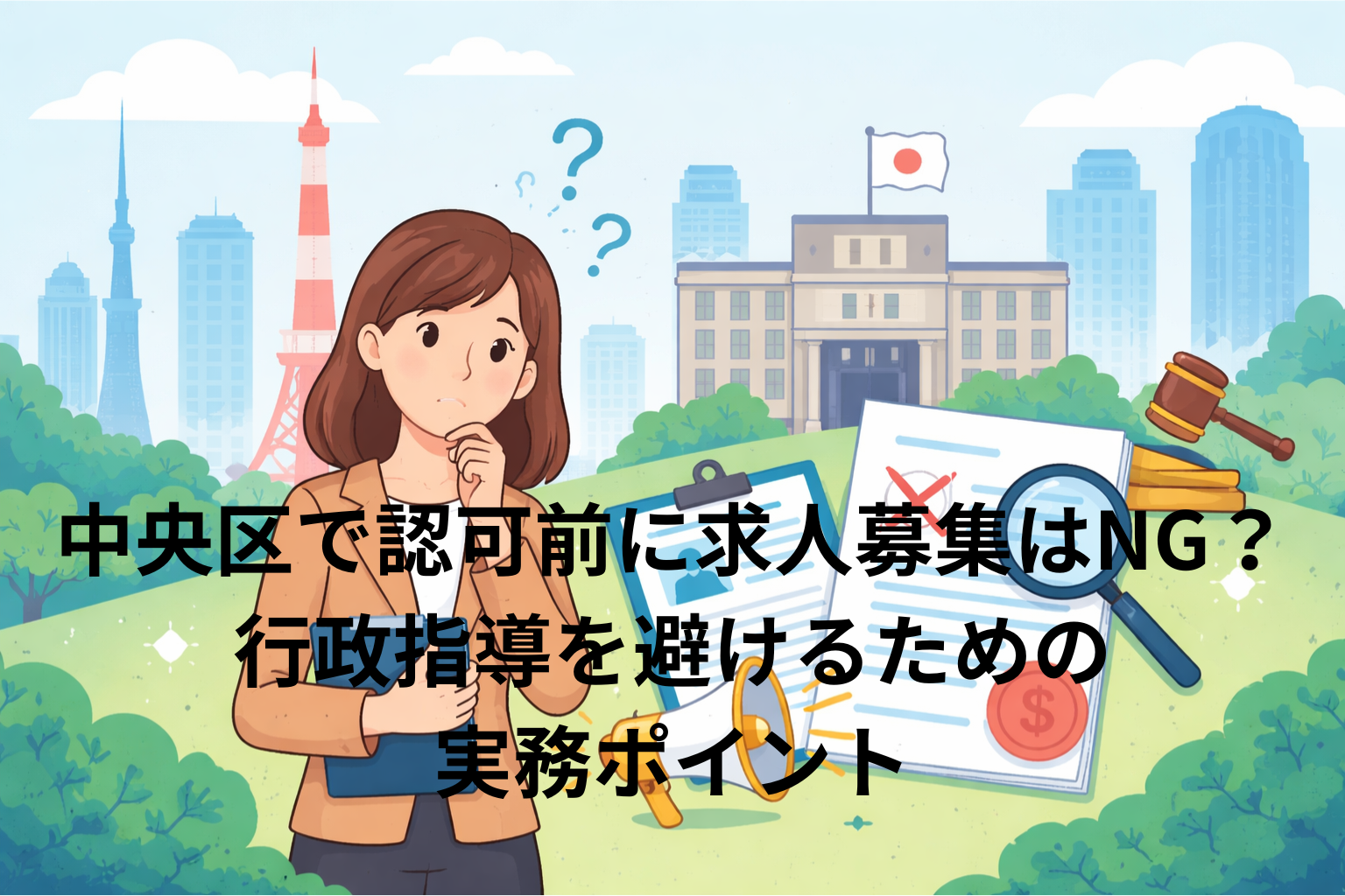 中央区で認可前に求人募集はNG？行政指導を避けるための実務ポイント